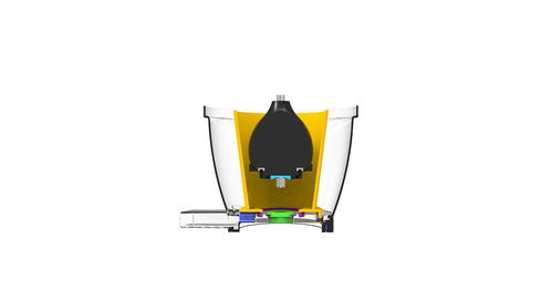 某品牌榨汁机产品侵权结构动画制作示例