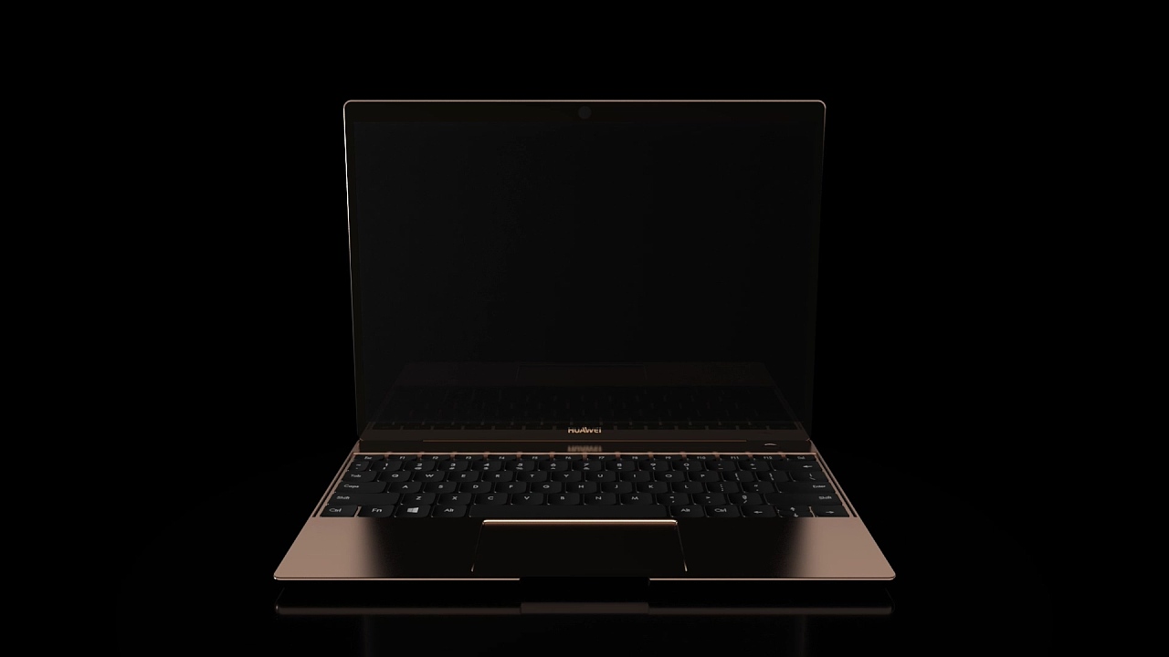 华为macpro商务笔记本产品表现动画