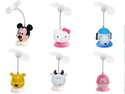 USB充电两用卡通风扇 动漫IP赋能，开启USB周边产品贸易新蓝海