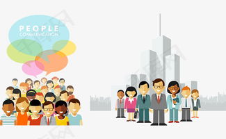 免费高清扁平化商务人物矢量素材 千库网精选卡通手绘PSD下载推荐